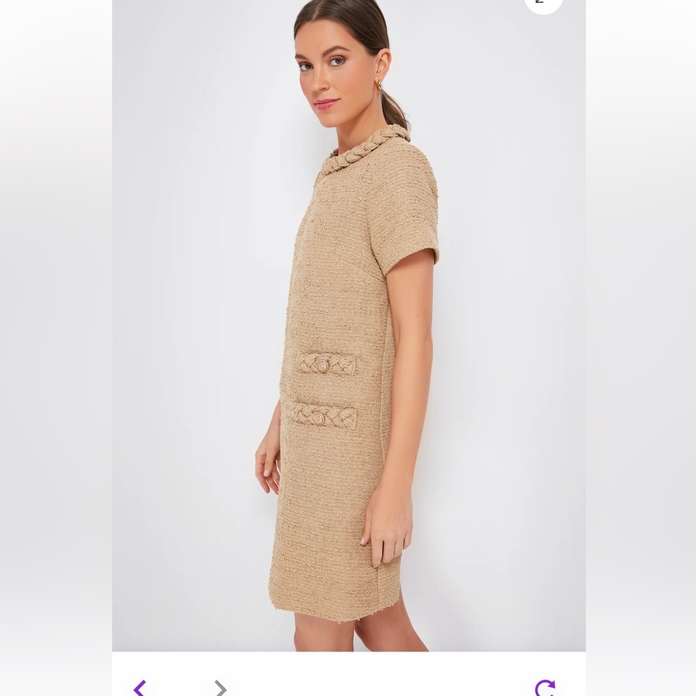 TUCKERNUCK $268 Croissant Tweed Jackie Dress XXL Worn once! - Picture 5 of 7